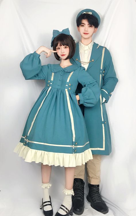 Harajuku Style Winter Cosplay Dresses, Cute Japanese Winter Coats, Cook Home, Gaun Abad Pertengahan, Egl Fashion Sweet, Shopping Link, Lolita Outfits, Japanese Lolita Fashion, Old Fashion Dresses