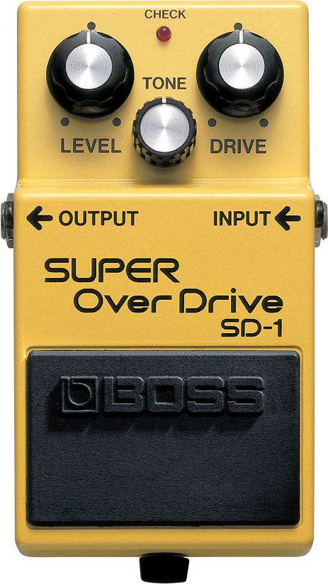 BOSS - SD-1 | Super OverDrive Boss Pedals, Marshall Amps, Distortion Pedal, Guitar Pedal, Eddie Van Halen, Guitar Gear, Guitar Effects Pedals, Guitar Accessories, Guitar Pedals