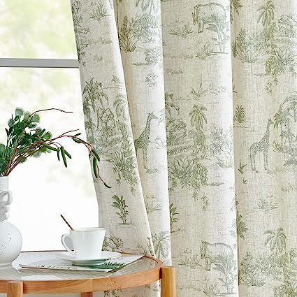 Enhance your space with jinchan Linen Toile Curtains! ✨🏡 These 63-inch length curtains feature a timeless Toile de Jouy print, adding a touch of farmhouse French country charm to your living room or bedroom. The grommet top design makes installation easy and ensures smooth sliding on the curtain rod. Made from high-quality linen fabric🌿🌾 #jinchan #ToileCurtains #FarmhouseDecor #FrenchCountryStyle #GrommetTopCurtains #LightFilteringCurtains #WindowDrapes #LivingRoomDecor #BedroomCurtains French Country Curtains, Toile Curtains, Curtains Grommet, Drapes For Bedroom, Farmhouse French Country, Indoor Window, Window Curtain Rods, Country Curtains, Drape Panel