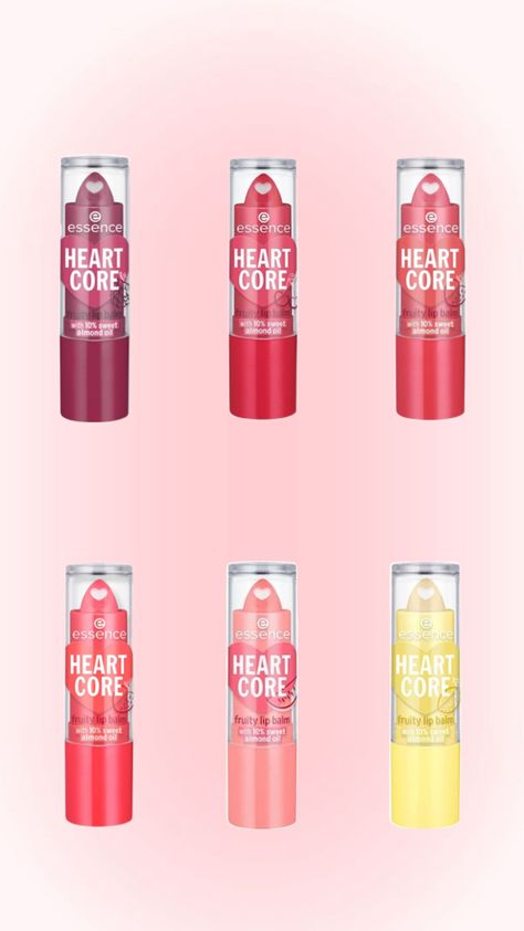 Heart core essence Heart Core Essence, Heart Core, Lip Gloss Cosmetics, Sweet Almond Oil, Christmas Wishlist, Almond Oil, Lip Balm, Sephora, Lip Gloss