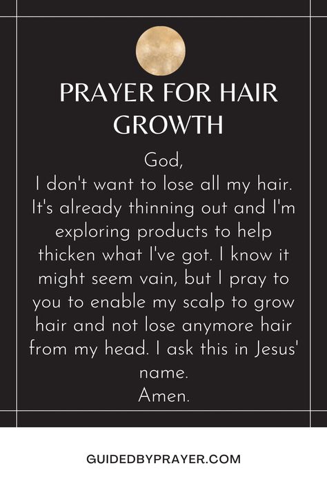 Prayers For Growth, Restoration Prayers, Hair Spell, Spell For Hair Growth, Hair Growth Quotes Words, Hair Growth Spells, Prayers For Hair Growth, Healing Code For Hair Growth, Hair Growth Spell