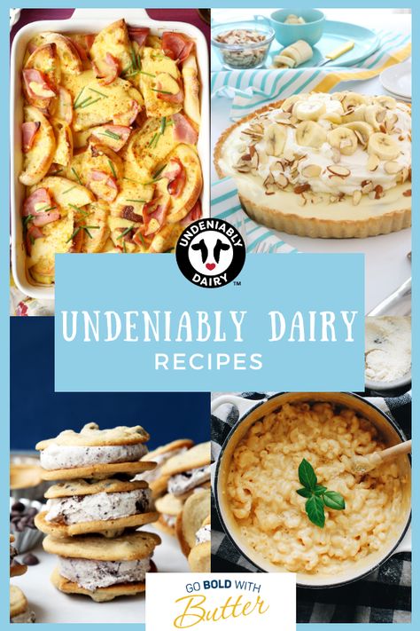 Dairy yum. Dairy sweet. Dairy fun. Dairy treat. Celebrate the goodness of REAL dairy with this special recipe collection. As always, these recipes start with REAL butter, but they pack an Undeniably Dairy punch with plenty of other REAL dairy products, from farm-fresh milk and whipped cream to flavor-packed cheeses and ice cream. One thing’s for sure – they’re undeniably delicious. Farmer Recipes, Dairy Recipes, Watercolor Food Illustration, Farm Fresh Milk, Watercolor Food, Pureed Food Recipes, No Dairy Recipes, Dairy Products, Special Recipes