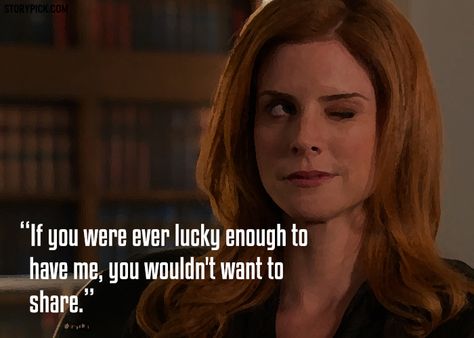 15 Kickass Quotes By Donna Paulsen From Suits That Prove She Is One Hell Of A Woman Donna Suits Quotes, Suits Designs Indian Style, Suits Serie, Kickass Quotes, Suits Aesthetic, Suits Tv Show, Suits Rachel, Donna Suits, Specter Suits