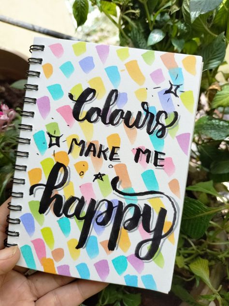 Like n follow for more N Calligraphy, Quote In Calligraphy, Cover Page For Project, Boarders Designs For Projects, Craft Drawing, Colourful Background, Mandala Book, Brush Pen Art, Doodle Quotes