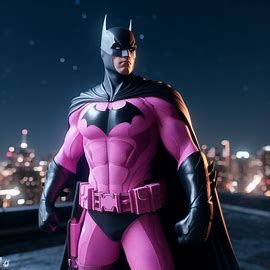 Batman wearing a pink batman outfit - Image Creator from Microsoft Bing Pink Batman Pfp, Pink Fairy Batman, Ima Touch You Lil Bro, Pookie Batman, Princess Batman, Fairy Batman, Pink Batman, Knight Aesthetic, Batman Memes