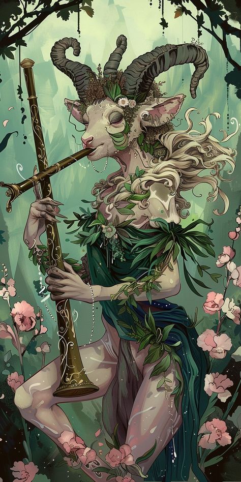 Dnd Fey Character, Archfey Art, D&d Druid, Dnd Fae, Fae Wild, Fae Character Design, Druid Dnd, Nature Goddess, Chara Design