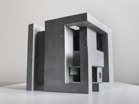 Cubes Architecture Design, Cube Architecture, David Umemoto, Cubic Architecture, Brutalist Concrete, Cubes Architecture, Conceptual Model, Conceptual Model Architecture, Japan House