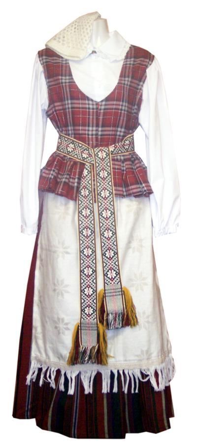 Lithuanian folk costume Lithuanian Clothing, Ice Queen Costume, Folk Clothing, Baltic States, Embroidered Tunic, Modern Trend, Historical Costume, Folk Costume, Traditional Dress