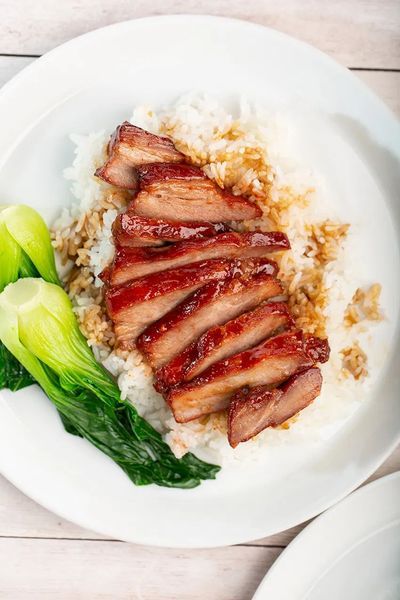 Cantonese Style BBQ Pork over Rice (Char Siu with Rice) #hongkongrecipe #cantoneserecipe #chinesebbq #charsiu #bbqpork #pork #rice #roasted #dinner #dinnerrecipe # | The Missing Lokness Pork Over Rice, Roasted Dinner, Banana Pudding From Scratch, Magnolia Bakery Banana Pudding, Bbq Sauce Ingredients, Honey Pork, Chinese Bbq Pork, Ayam Bakar, Lean Pork