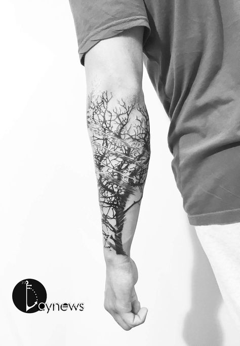 Tree Tree Tatoos Man, Grooming Tattoo, Natur Tattoo Arm, Tree Roots Tattoo, Tree Sleeve Tattoo, Tree Tattoo Arm, Tree Sleeve, Tree Tattoo Men, Hirsch Tattoo