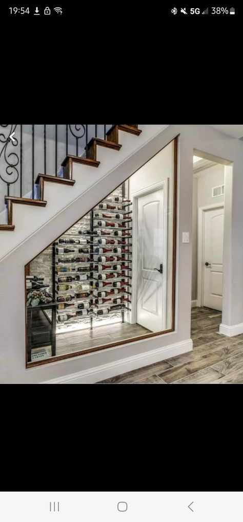 Office Under Stairs, Bar Under Stairs, Under Stairs Space, Under Stairs Wine Cellar, Under Stairs Storage Ideas, Under Stairs Nook, Stairs Storage Ideas, Room Under Stairs, تحت الدرج