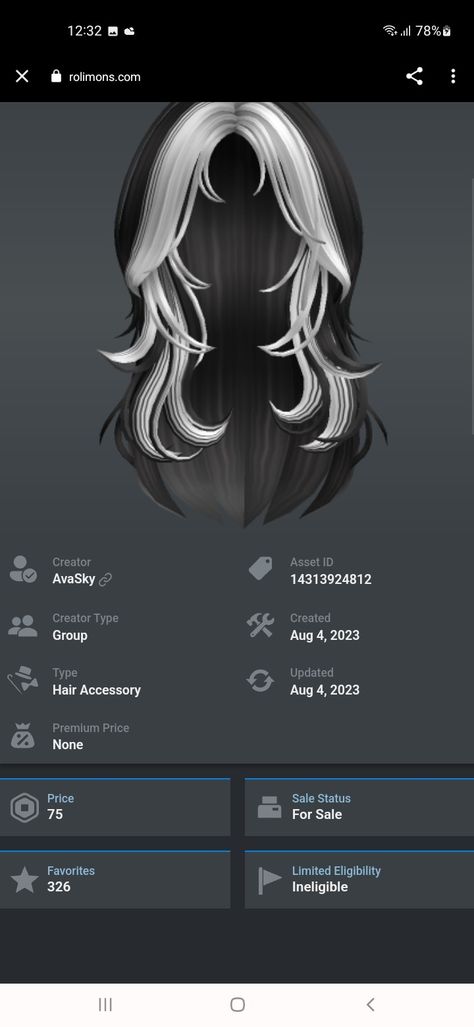 Roblox Black And White Hair Codes, Berry Avenue Codes Hair Black And White, Roblox Black Hair Codes, Messy Blonde Hair, Roblox Ids, Black White Hair, Two Toned Hair, Black Roots, Platinum Hair