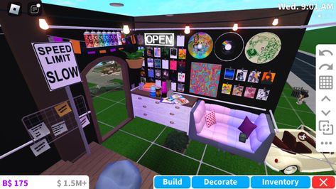 Meep City House Ideas, Store Bloxburg, Bloxburg Victorian House, Korean Town, Bloxburg Rooms, Bloxburg Building, Bloxburg Town, Roblox House, Blocksburg Room Ideas￼