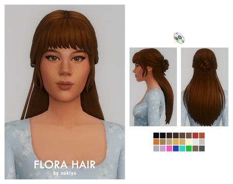 Tumblr Sims 4, Sims 4 House Design, Sims Four, Los Sims, Sims Hair, Best Sims, Sims 4 Mods Clothes, Super Long Hair, Long Hair With Bangs