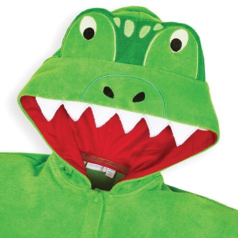 Green Dinosaur Towelling Hooded Poncho | JoJo Maman Bebe Dinosaur Towel, Bath Robes, Green Dinosaur, Functional Clothing, Dressing Gowns, After Bath, Hooded Poncho, Baby Towel, Swim Lessons