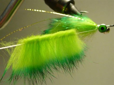 Bad Ass Bass Banger – Step By Step | The One Fly Bass Fly Patterns, Bass Flies Pattern, Redfish Fly Patterns, Stillwater Fly Patterns, Homemade Fishing Lures, Pike Fishing, Fly Fishing Flies Pattern, Fly Fishing Flies Trout, Fly Tying Patterns