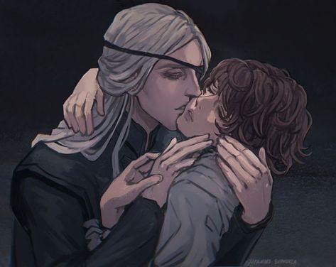 Aemond Lucerys, Lucerys Velaryon, Aemon Targaryen, Romantic Comics, Game Of Thrones Artwork, Aemond Targaryen, Movie Humor, A Dance With Dragons, Targaryen Art