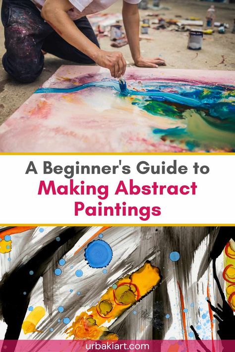 Abstract Art Supplies, How To Abstract Paint Step By Step, Abstract Painting Prompts, How To Paint Abstract Art Step By Step, Abstract Art Tutorials Step By Step, Abstract Acrylic Painting Tutorials, Diy Canvas Art Painting Abstract, Abstract Art Inspiration Creativity, Painting Silhouettes