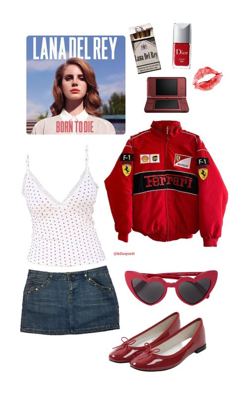 What To Wear To Lana Del Rey Concert, Lana Del Rey Tour Outfits, Born To Die Outfit, Lana Del Rey Jacket, Lana Del Rey Concert Outfit Ideas, Lana Concert Outfit, Vintage Americana Outfits, Lana Del Rey Concert Outfit, Lana Outfits