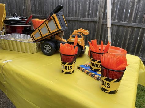 Cup Of Dirt, Dirt Cups, Construction Birthday Parties, Construction Party, Construction Birthday, Second Birthday, Bar Top, Build Your Own, 2nd Birthday