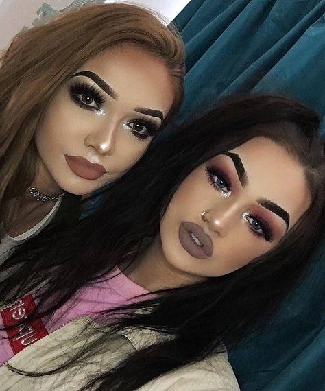 18.3k Likes, 314 Comments - Meg Feather (@megfeather) on Instagram: “Just your average caked up bitches” 2016 Eyebrows, Feather Makeup, Meg Feather, Eyebrow Goals, Caked Up, Concert Makeup, Makeup Books, Formal Makeup, Full Glam