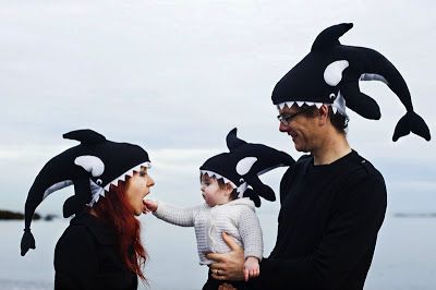 Orca Hat Tutorial..gonna have to make one for Scarlett Whale Costume, Sea Costume, Whale Birthday, Shark Hat, Hat Tutorial, Life Crisis, Orca Whales, Shark Party, Killer Whales