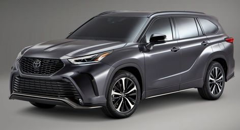 Toyotas New 2021 Highlander XSE Combines Aggressive Styling With Sportier Handling Toyota Suvs, Toyota Highlander Hybrid, Chicago Auto Show, Toyota Suv, Vintage Jeep, New Suv, Toyota Venza, Mid Size Suv, Chevrolet Traverse