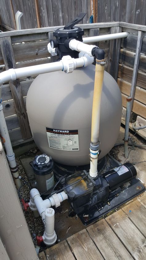 Current pool filter and pump set-up Pool Pumps And Filters, Pool Filter, Pool Filters, Pool Pump, Diy House Projects, Set Up, Home Diy, Filter, Diy Projects