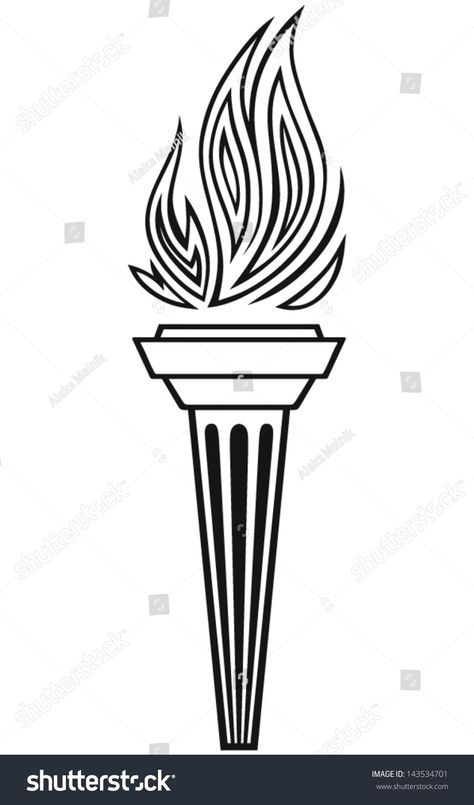 Symbol torch isolated on white background #Ad , #sponsored, #torch#Symbol#isolated#background Torch Bearer, Olympic Torch, Book Logo, Homemade Christmas Gifts, Printable Labels, Homemade Christmas, Design Illustration, Illustration Design, White Background