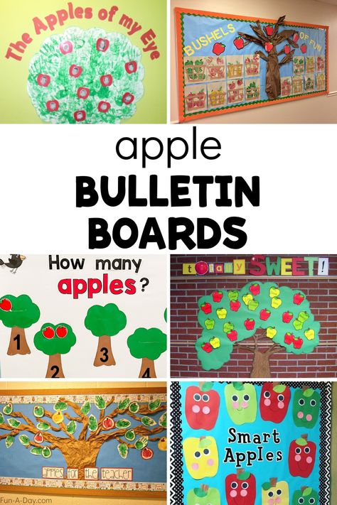 Apple Bulliten Boards For Preschool, Prek Bulletin Board Ideas Preschool, Apple Bulletin Boards Preschool, Fall Apple Bulletin Board Ideas, Apple Bulletin Board Ideas Preschool, Apple Bulletin Board Ideas, Apple Tree Bulletin Board, September Bulletin Board Ideas, Board Ideas For Preschool