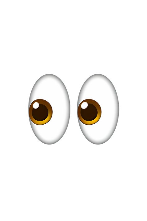 The emoji 👀 depicts a pair of eyes looking straight ahead. The eyes are round and white with black pupils in the center. The eyebrows are slightly raised, giving the impression of curiosity or surprise. The eyes are surrounded by a black outline, and the overall appearance is that of a pair of wide-open, alert eyes. Apple Emojis Ios Png, Ios Emoji White Background, Ios Emoji Iphone, Emoji White Background, Phone Emoji Png, Looking Emoji, Emoji Surprised, Emoji Black And White, Iphone Emoji Png