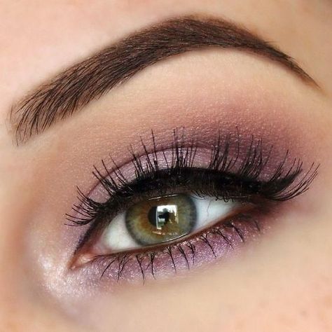 Wedding Makeup For Brunettes, Pageant Makeup, Wedding Hairstyles And Makeup, Hazel Eye Makeup, Best Wedding Makeup, Brunette Makeup, Makeup For Hazel Eyes, Purple Makeup, Purple Eyeshadow