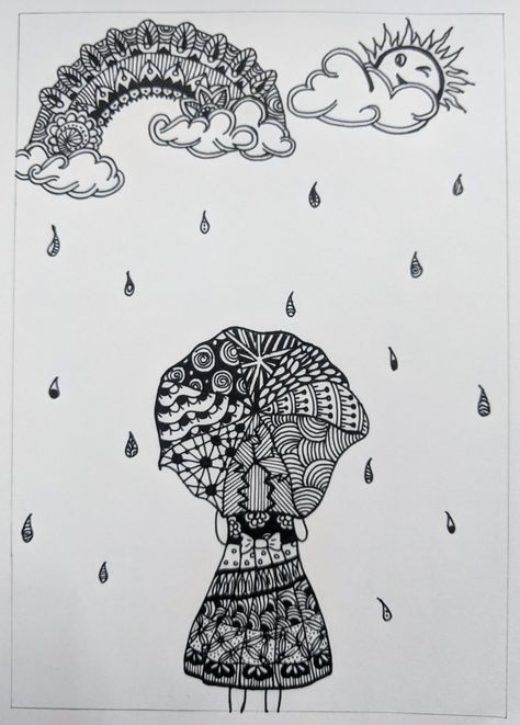 #rains #monsoon #doodleart #doodle Monsoon Drawings, Monsoon Illustration, Rain Doodle Art, Monsoon Doodle Art, Rain Doodles Rainy Days, Doodle Art, Book Art, Doodles, Humanoid Sketch