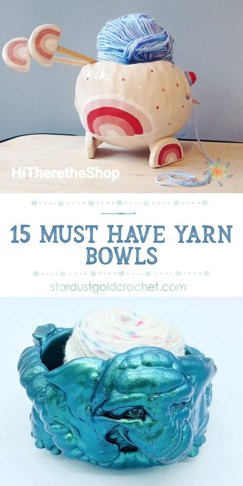 Diy Yarn Bowl, Yarn Bowls Diy, Yarn Bowls Pottery, Wooden Yarn Bowl, Crochet Gift Ideas, Yarn Crafts For Kids, Yarn Box, Gold Crochet, Comfort Home