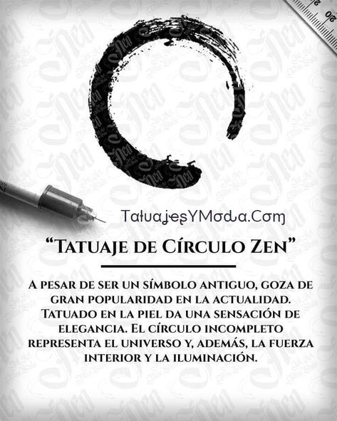 Significado de los Tatuajes Circulo Zen Zen Tatoos, Zen Tattoo, Tattoo Signs, 4 Tattoo, Symbolic Tattoos, Piercing Tattoo, Mini Tattoos, Love Tattoos, Tattoos With Meaning