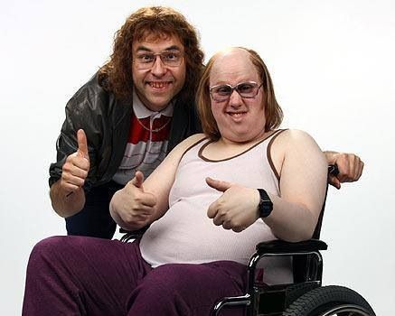 Lou & Andy, from "Little Britain" Horten Ho 229, Little Britain, Duo Costumes, Ab Fab, British Comedy, Hen Do, Birthday Humor, Movies And Tv Shows, Tv Series