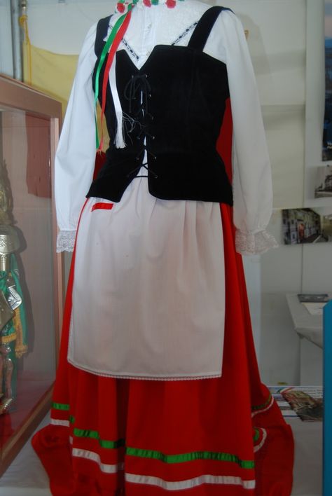 Traditional Italian Dress for Women | Here is a typical Italian-American example Italy Traditional Dress, Italian Costume Ideas Women, Italian Costume Ideas, Sicilian Clothing, Traditional Italian Clothing, Italian Traditional Dress, Italy Street Style, Italian Costume, Italian Dresses