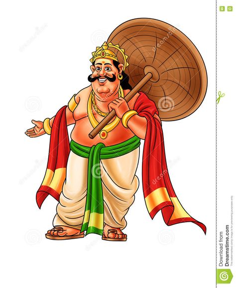 Mahabali Onam Drawing, Onam Pookalam, Onam Festival, Happy Onam, Instagram Dp, Designs Coloring Books, Cartoon Stickers, Kerala, Pencil Drawings