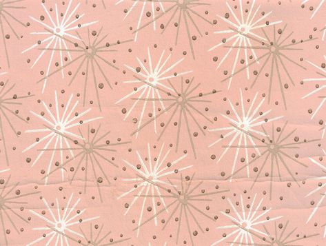 50's Atomic Wallpaper Pink Starburst, 4 Wallpaper, Wallpaper Vintage, Mid Century Art, Mid Century Decor, Retro Pattern, New Wall, Wallpapers Vintage, Vintage Wallpaper