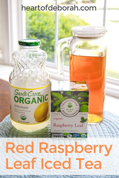 Drinking red raspberry leaf iced tea during pregnancy may ease labor pains. Here is a recipe for red raspberry leaf iced tea using lemonade as a sweetener. Raspberry Tea Pregnancy, Red Raspberry Leaf Tea Pregnancy, Rasberry Leaf Tea, Raspberry Leaf Tea Pregnancy, Red Raspberry Tea, Pregnant Drinks, Lemonade Tea Recipe, Organic Lemonade, Raspberry Iced Tea