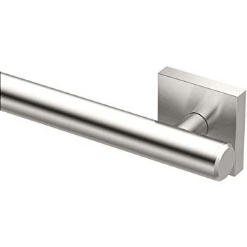 Amazon.com: Gatco 952 Elevate Grab Bar, 18-inch, Satin Nickel: Home Improvement Shower Grab Bar, Bath Safety, Bathroom Safety, Grab Bar, Grab Bars, Luxury Bath, Bath Shower, Shower Bath, Door Handles