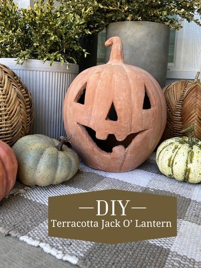 I loved the PB handmade terracotta pumpkins, but thought I’d try to dupe it! I got my Jack O’ lantern from HomeGoods for $19.99, but here’s a round up of the supplies and pumpkins from Amazon! Happy fall! #LTKSeasonal #LTKunder50 #LTKhome Terracotta Jack O Lantern, Terracotta Pumpkin Diy, Diy Terracotta Pumpkin, Jack O Lantern Diy, Terracotta Pumpkins, Cement Pumpkins, Boujee On A Budget, Halloween Trends, Homemade Halloween Decorations