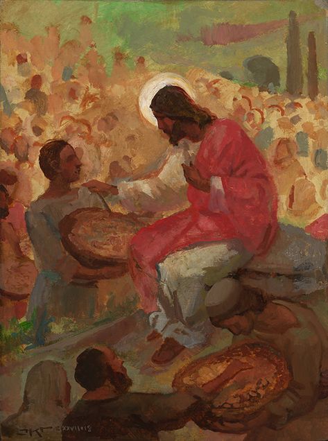 Gethsemane from the collection of J. Kirk Richards | Artwork Archive J Kirk Richards, Lds Artwork, Faith Based Art, Jesus Artwork, Church Pictures, Pictures Of Christ, Lds Art, Jesus And Mary Pictures, Jesus Christ Art