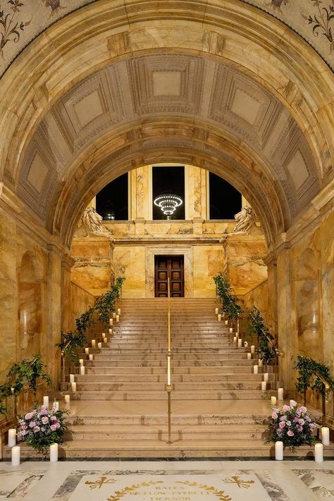 Tess & Chris' Winter Boston Public Library Wedding The Tower Boston Wedding, Boston Library Aesthetic, Winter Boston, Wedding February, Boston Public Library Wedding, Public Library Wedding, Library Events, Library Wedding, Library Aesthetic