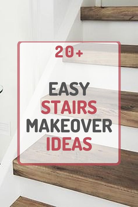 Great DIY Stairs Makeover and Storage Ideas #diystairs #stair Stair Hacks, Pretty Stairs, Simple Stairs, Amazing Stairs, Stairs Makeover Design, Diy Stairs Makeover, Stairs Makeover Ideas, Remodeling Hacks, Stairs Decor