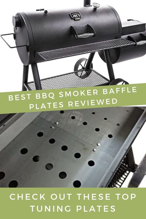 Have you thought about tuning your smoker? Did you know that there are tuning accessories that will make your smoker a high-performer and turn you into a true smoke-master?  If you haven’t been using baffle plates, you’re missing out on some great BBQ experiences.   Baffle plates are a highly recommended accessory for offset smokers. If you want to be a true smoker, invest in a quality offset smoker and baffle plate!  In this article here, I want to focus on some of the best baffle plates Smoker Accessories, Offset Smoker, Smoked Food, Bbq Smoker, Bbq Smokers, Best Bbq, Smoked Food Recipes, Bbq Recipes, Diy Home Improvement