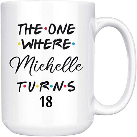 Personalized 18th Birthday Mug, Happy 18 Birthday Party, Turning 18 Birthday, 18th Birthday For Her & Him, Eighteen Birthday Mug, Eighteenth Birthday (15oz) 64th Birthday, Happy 25th Birthday, Eighteenth Birthday, 25th Birthday Gifts, Personalized Name Plates, Birthday Friend, Bday Gift, Her And Him, Birthday Coffee