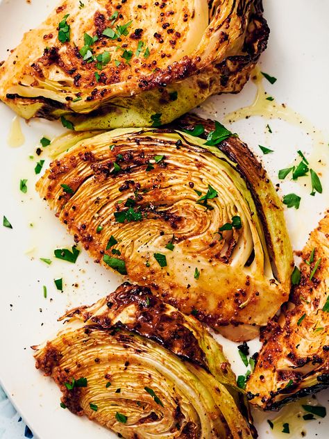 Air Fryer Cabbage Cabbage Recipes Air Fryer, Air Fried Cabbage Wedge, Roasted Cabbage In Air Fryer, Airfryer Cabbage Recipes, Cabbage Wedge Recipes, Roasted Garlic Parmesan Cabbage Wedges, Whole Cauliflower In Air Fryer, Air Fryer Cabbage Wedges, Cabbage Air Fryer Recipe