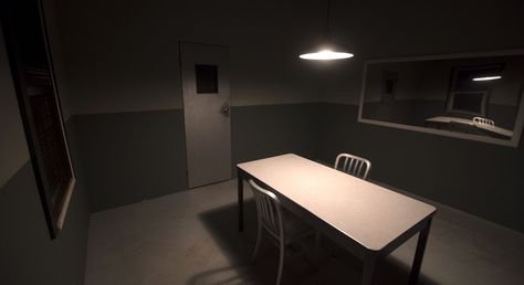 Film Production Studio, Interrogation Room, Two Way Mirror, Dark Doors, Film Shoot, Dark Feeds, Indie Film, Production Studio, Yumeko Jabami