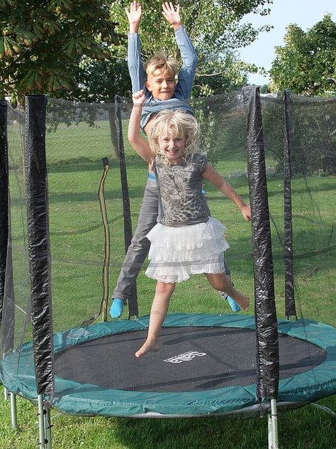 Can my homeowners insurance company cancel my policy for having a trampoline? Playground Backyard Diy, Backyard Playground Ideas, Trampoline Games, Kids Backyard Playground, Backyard Activities, Backyard Trampoline, Best Trampoline, Playground Ideas, Diy Playground